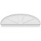 Ekena Millwork Elliptical 4 Spoke Architectural Grade PVC Combination Pediment, 64"W x 22-7/8"H x 2-3/4"P PEDPC064X230ELL04 - alternate 3